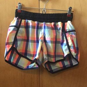 Lululemon Seawheeze Plaid Shorts